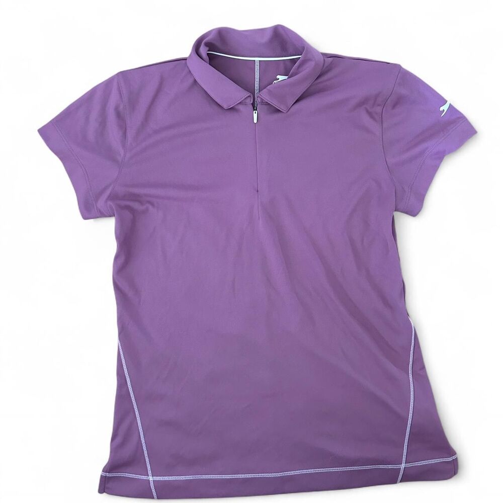 Slazenger Women's Purple and Pink Polo-shirts
